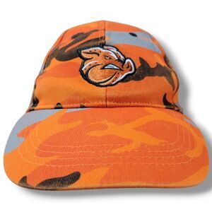 Lehigh Valley Iron Pigs Hat MiLB Baseball Hat Adjustable Strap Back Hat Camo Cap